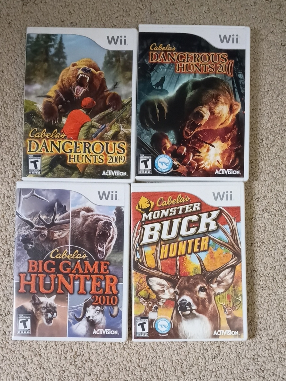Cabela's Hunting Game Collection -Dangerous Hunts, Big Game Hunter Monster Bucks